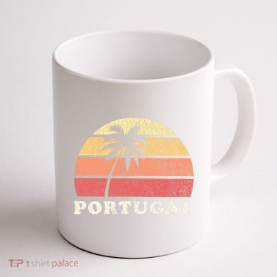 Portugal Vintage 70s Retro Throwback Design Coffee Mug back