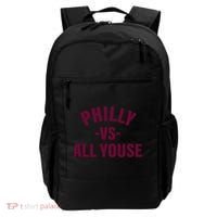 Philly Vs All Youse Funny Philadelphia Slang Retro Backpack thumb 0