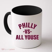 Philly Vs All Youse Funny Philadelphia Slang Retro Coffee Mug thumb 0