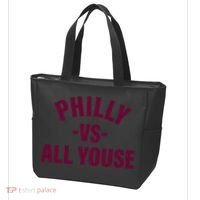 Philly Vs All Youse Funny Philadelphia Slang Retro Tote Bag thumb 3