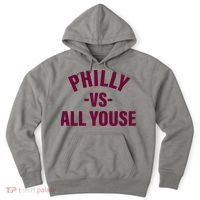Philly Vs All Youse Funny Philadelphia Slang Retro Hoodie thumb 0