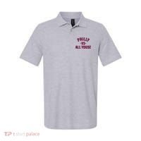 Philly Vs All Youse Funny Philadelphia Slang Retro Polo thumb 0