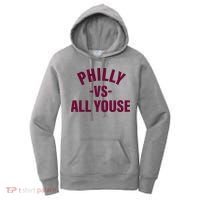 Philly Vs All Youse Funny Philadelphia Slang Retro Women's Hoodie thumb 0