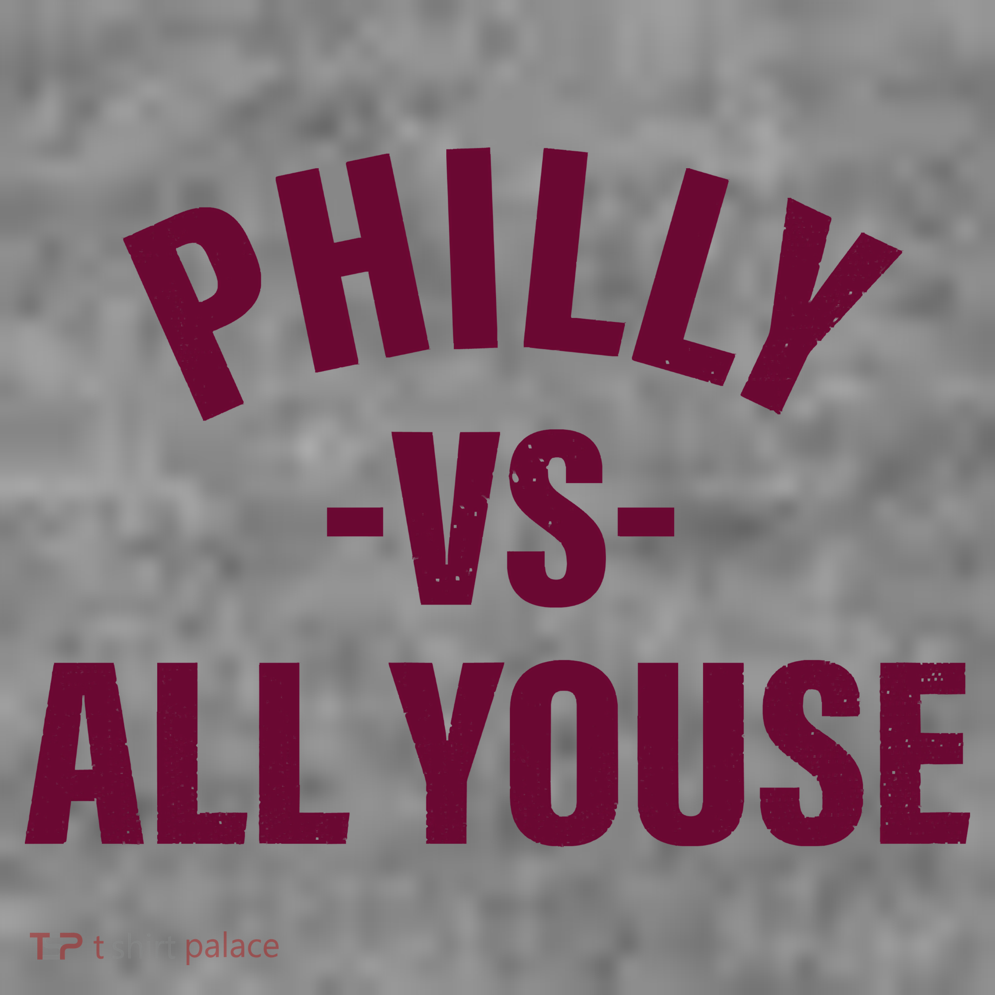 Philly Vs All Youse Funny Philadelphia Slang Retro Women's Hoodie
