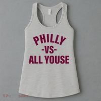 Philly Vs All Youse Funny Philadelphia Slang Retro Women's Tank Top thumb 3