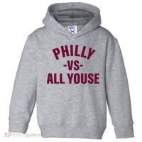 Philly Vs All Youse Funny Philadelphia Slang Retro Toddler Hoodie thumb 0