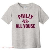 Philly Vs All Youse Funny Philadelphia Slang Retro Toddler T-Shirt thumb 0
