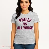 Philly Vs All Youse Funny Philadelphia Slang Retro Women's T-Shirt thumb 4