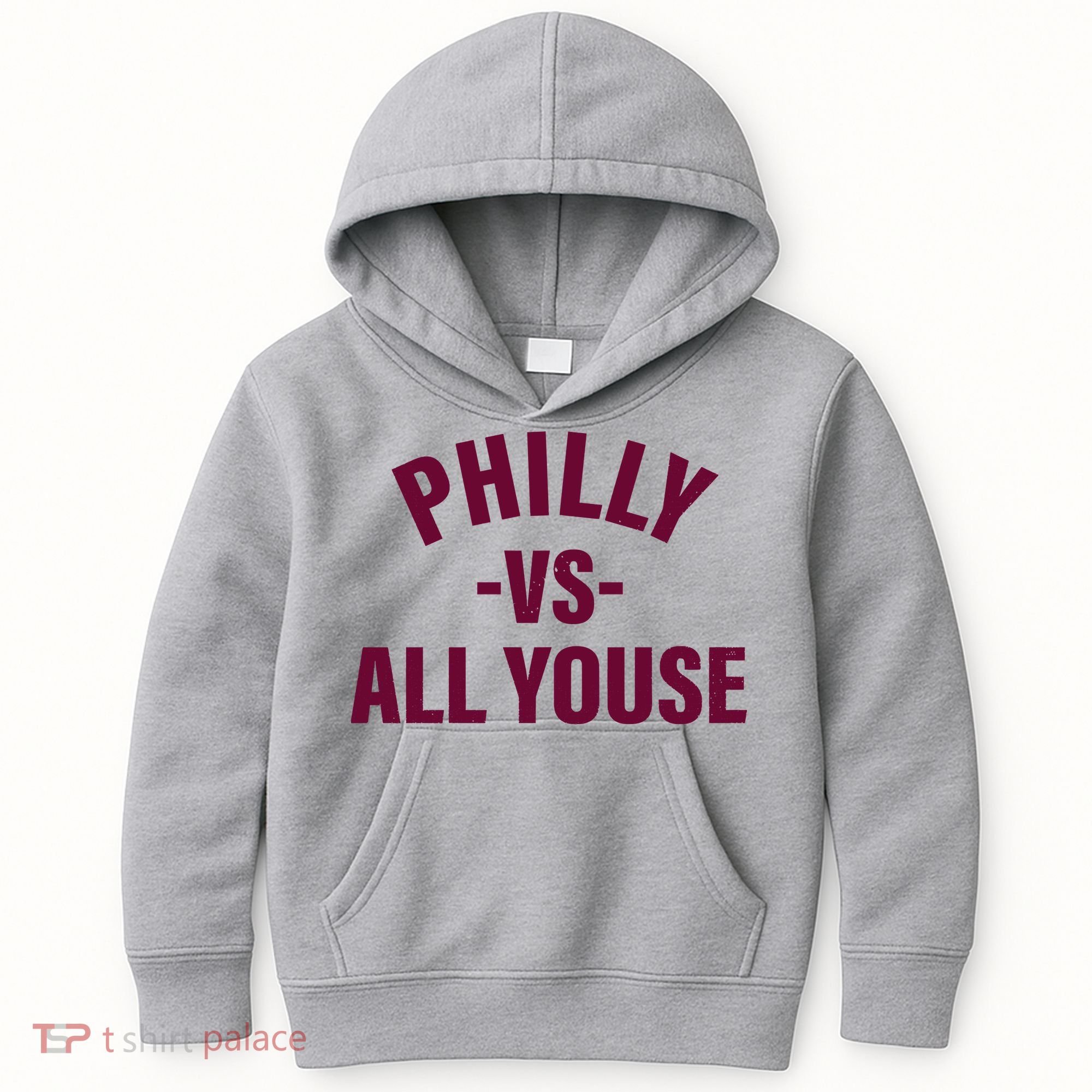 Philly Vs All Youse Funny Philadelphia Slang Retro Kids Hoodie