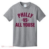Philly Vs All Youse Funny Philadelphia Slang Retro Kids T-Shirt thumb 0