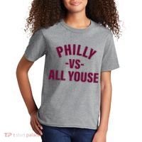 Philly Vs All Youse Funny Philadelphia Slang Retro Kids T-Shirt thumb 2
