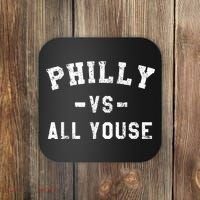 Philly Vs All Youse Funny Philadelphia Slang Retro Coaster thumb 0