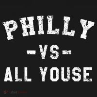 Philly Vs All Youse Funny Philadelphia Slang Retro Women's Hoodie thumb 2