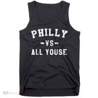 Philly Vs All Youse Funny Philadelphia Slang Retro Tank Top thumb 0