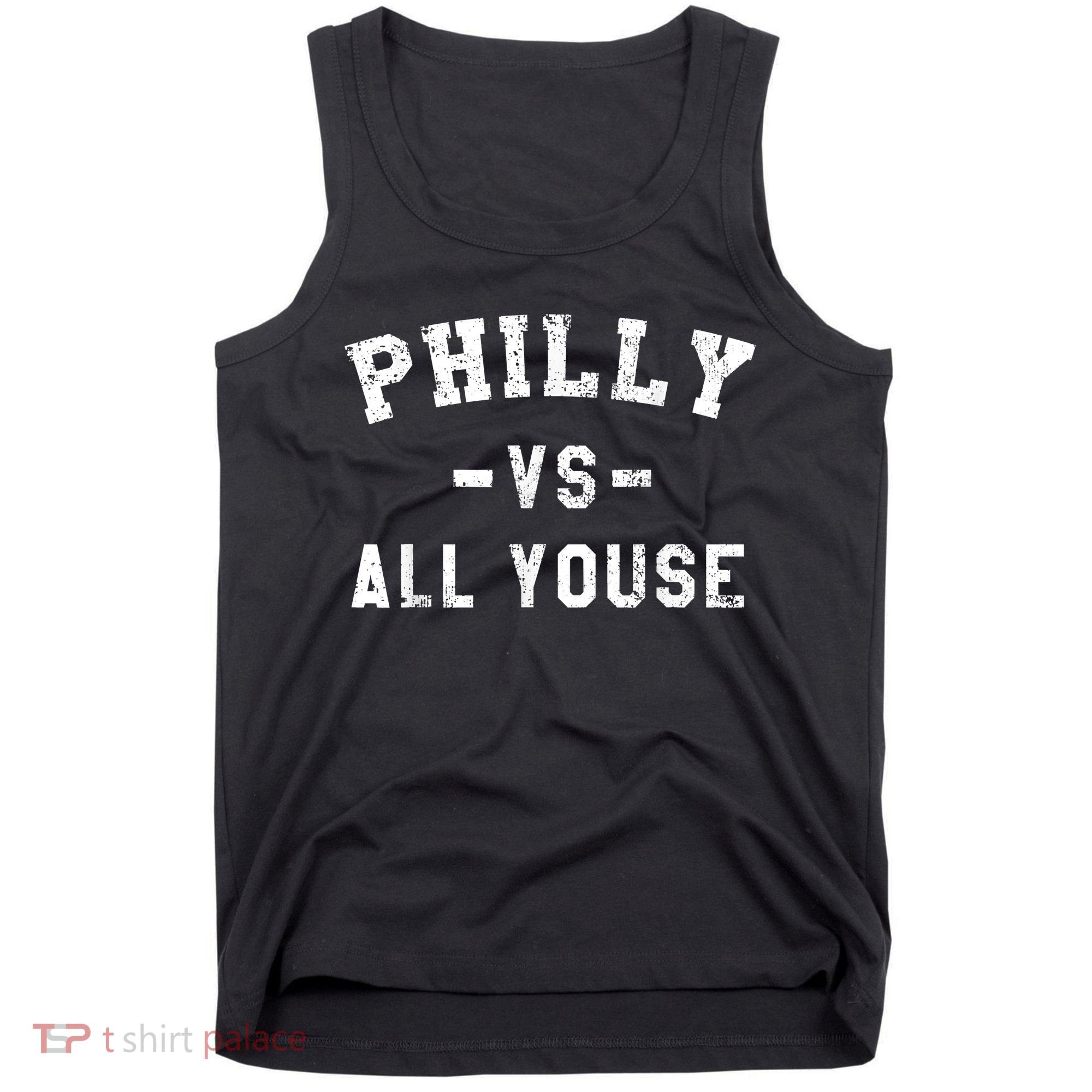 Philly Vs All Youse Funny Philadelphia Slang Retro Tank Top