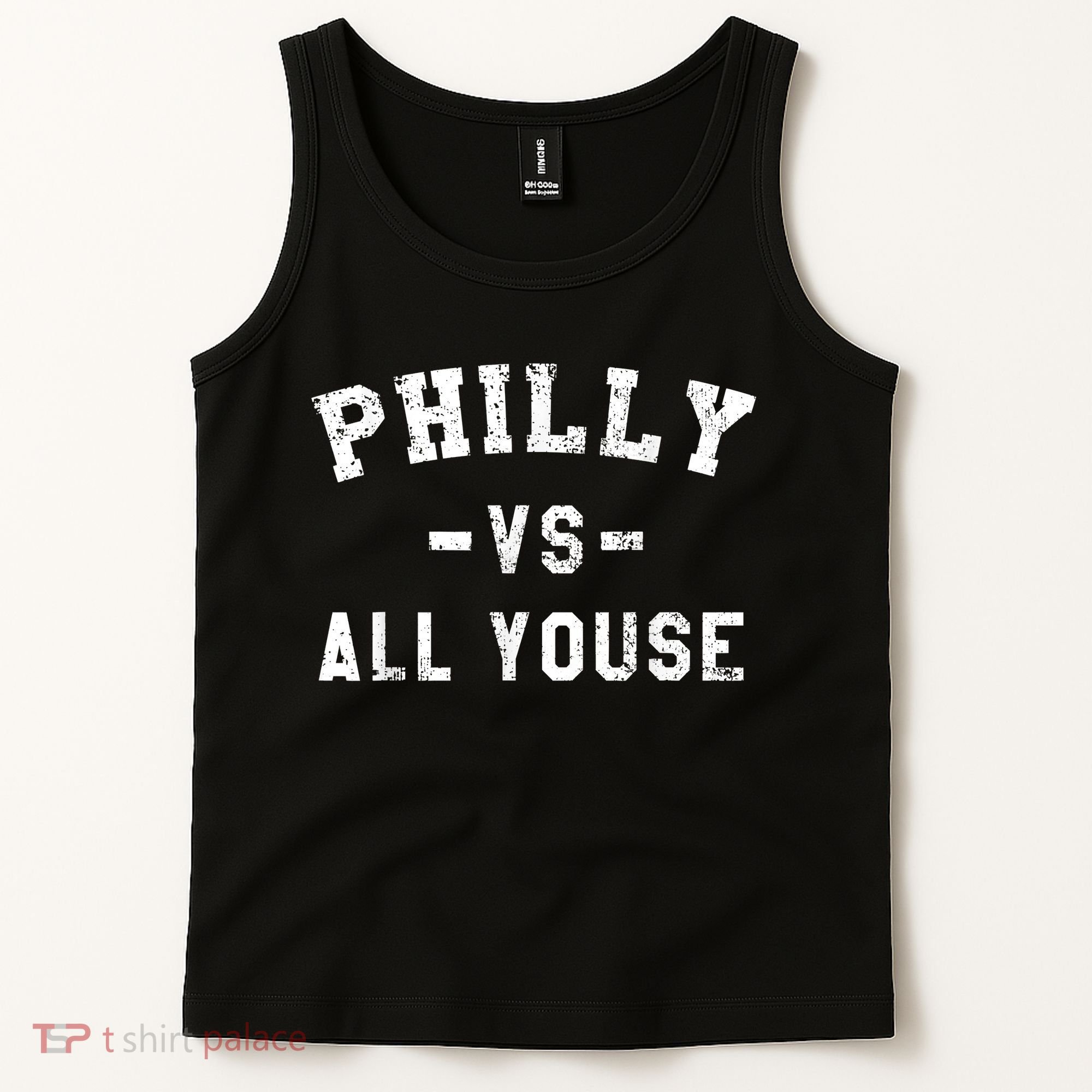 Philly Vs All Youse Funny Philadelphia Slang Retro Tank Top
