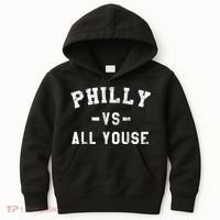 Philly Vs All Youse Funny Philadelphia Slang Retro Kids Hoodie thumb 0