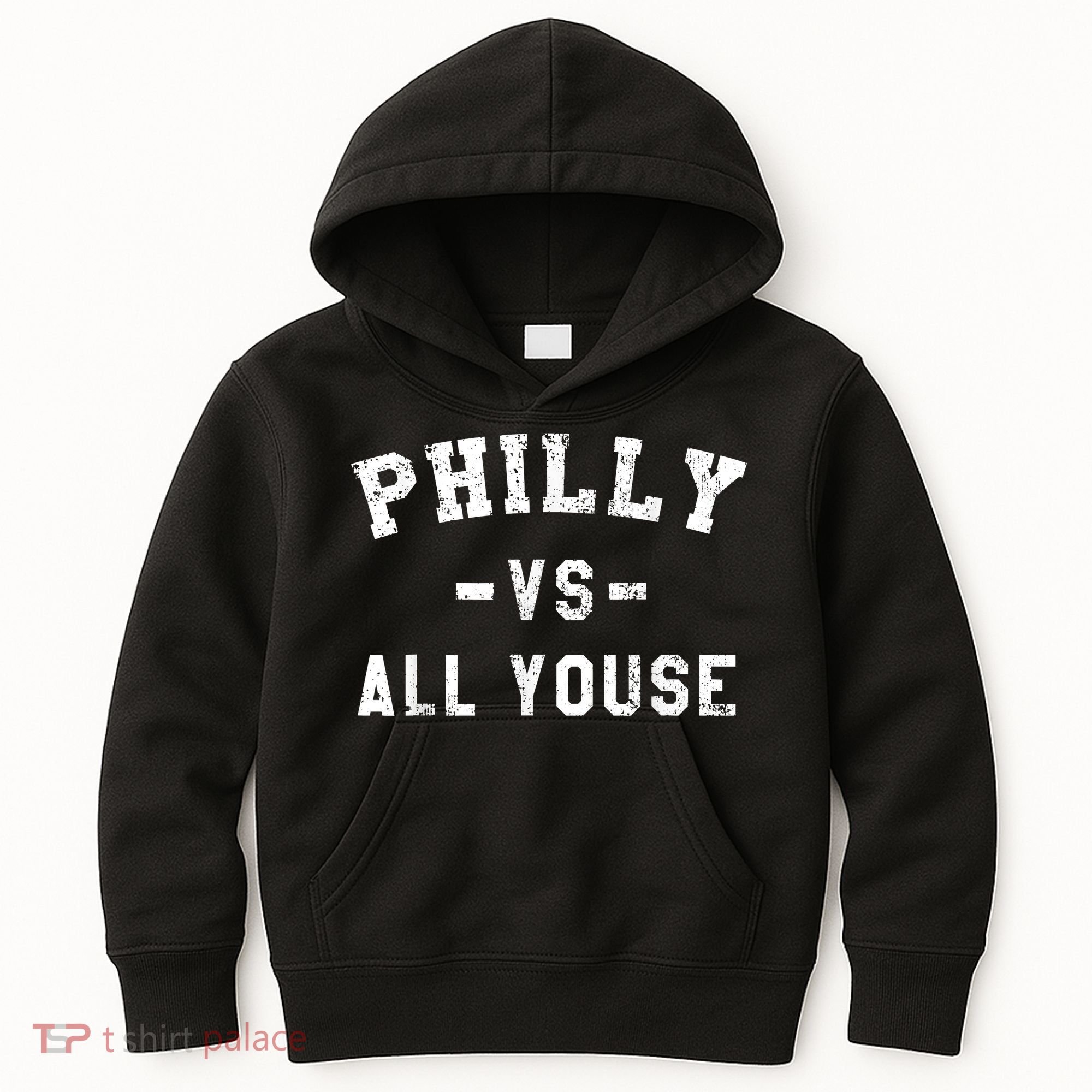 Philly Vs All Youse Funny Philadelphia Slang Retro Kids Hoodie