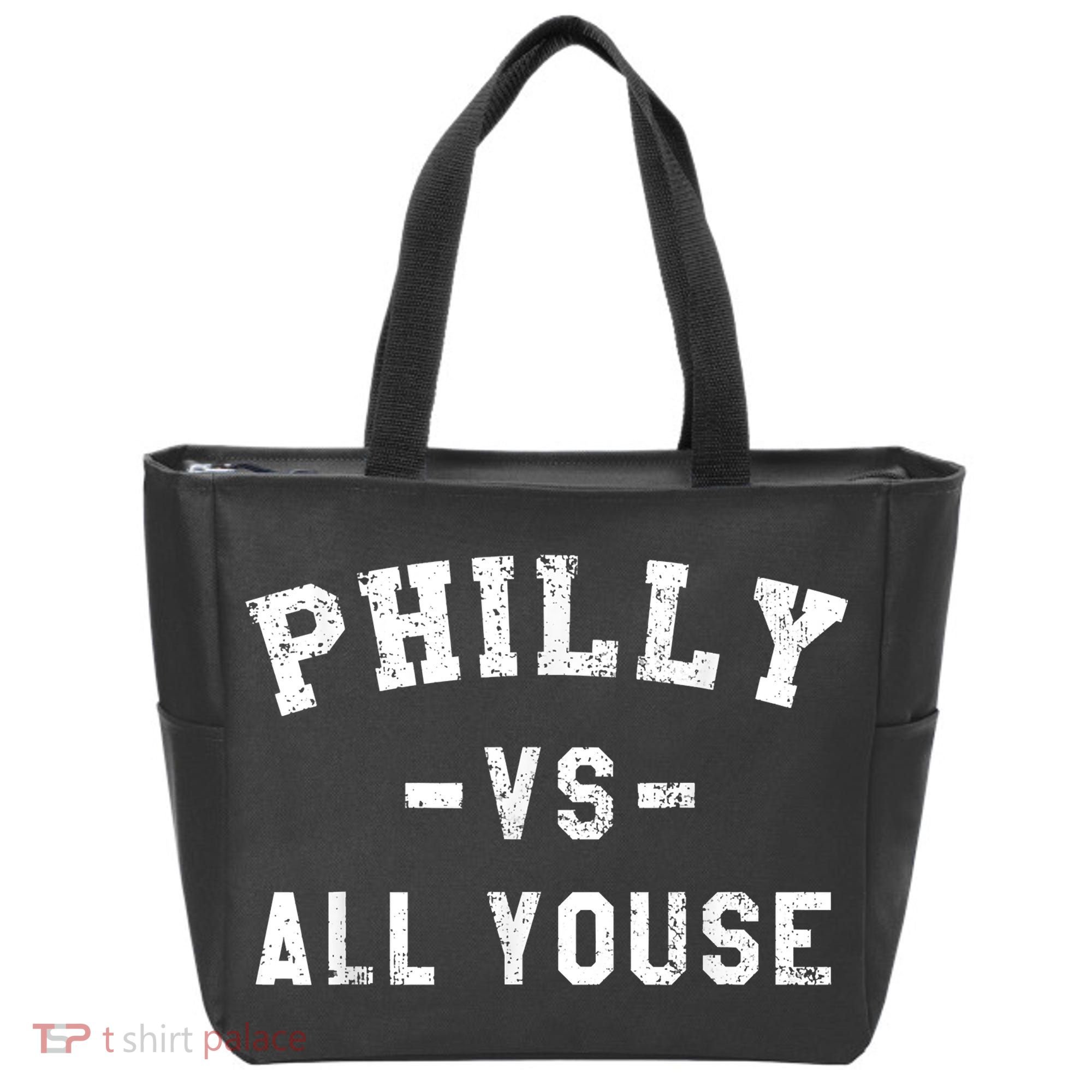 Philly Vs All Youse Funny Philadelphia Slang Retro Tote Bag