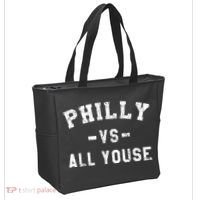 Philly Vs All Youse Funny Philadelphia Slang Retro Tote Bag thumb 2