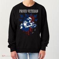 Proud Veteran Airstrike Combat Women's Sweatshirt thumb 0