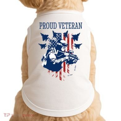 Proud Veteran Airstrike Combat Doggie Tank