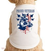 Proud Veteran Airstrike Combat Doggie Tank thumb 0