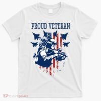 Proud Veteran Airstrike Combat T-Shirt thumb 0