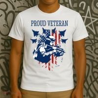 Proud Veteran Airstrike Combat T-Shirt thumb 3