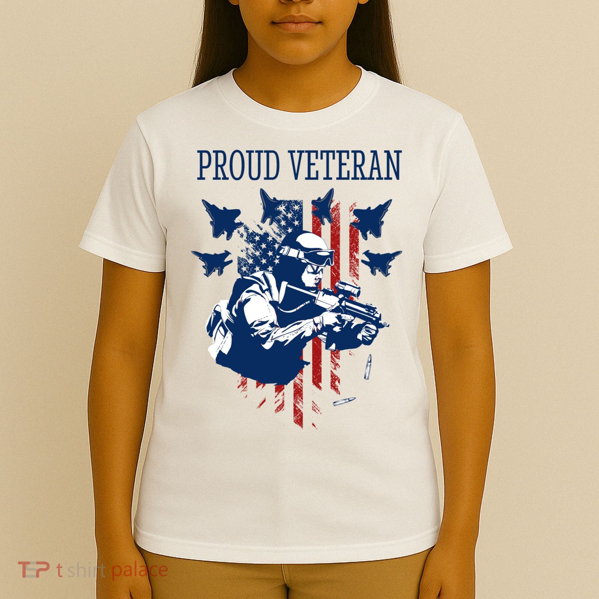 Proud Veteran Airstrike Combat T-Shirt