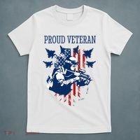 Proud Veteran Airstrike Combat T-Shirt thumb 5