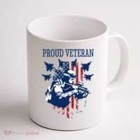 Proud Veteran Airstrike Combat Coffee Mug thumb 1