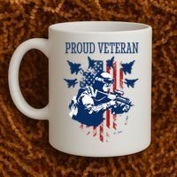 Proud Veteran Airstrike Combat Coffee Mug thumb 2
