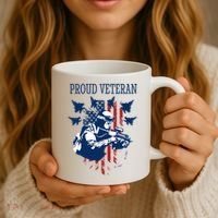 Proud Veteran Airstrike Combat Coffee Mug thumb 3