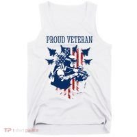 Proud Veteran Airstrike Combat Tank Top thumb 0