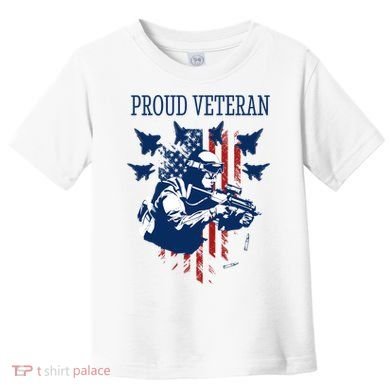 Proud Veteran Airstrike Combat Toddler T-Shirt