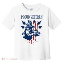 Proud Veteran Airstrike Combat Toddler T-Shirt thumb 0