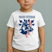 Proud Veteran Airstrike Combat Toddler T-Shirt thumb 2