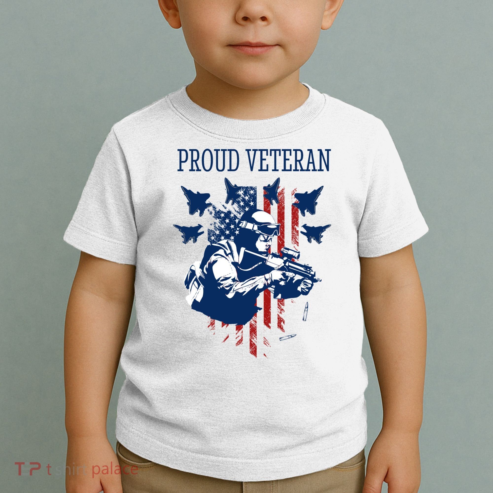 Proud Veteran Airstrike Combat Toddler T-Shirt