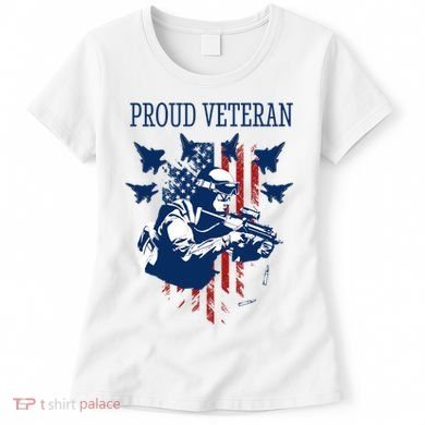 Proud Veteran Airstrike Combat Women's T-Shirt