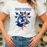 Proud Veteran Airstrike Combat Women's T-Shirt thumb 2