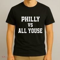 P.H.I.L.Ly Vs All Youse Slang For Philadelphia Fan T-Shirt thumb 3