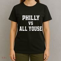 P.H.I.L.Ly Vs All Youse Slang For Philadelphia Fan T-Shirt thumb 4