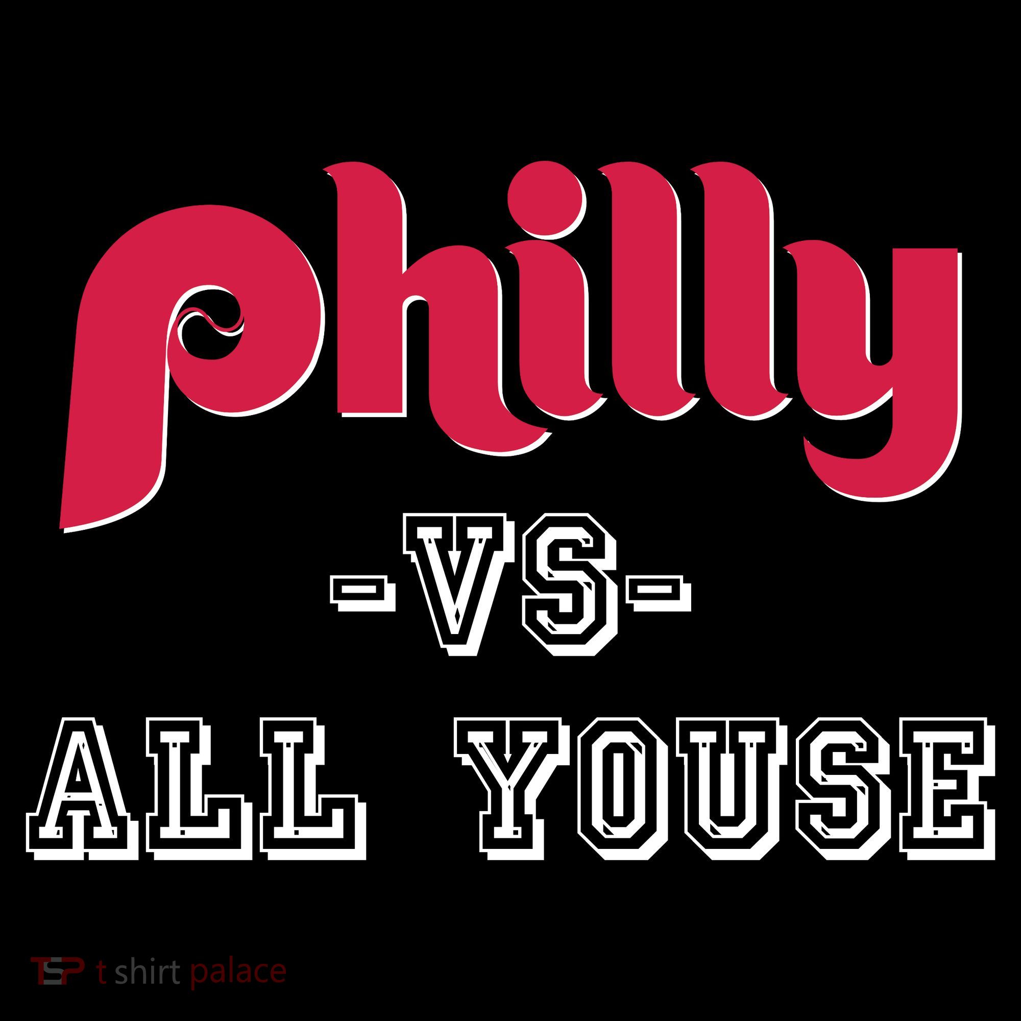 Philly Vs All Youse Funny Philadelphia Slang Women's Hoodie