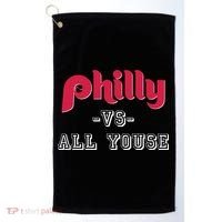 Philly Vs All Youse Funny Philadelphia Slang Golf Towel thumb 0