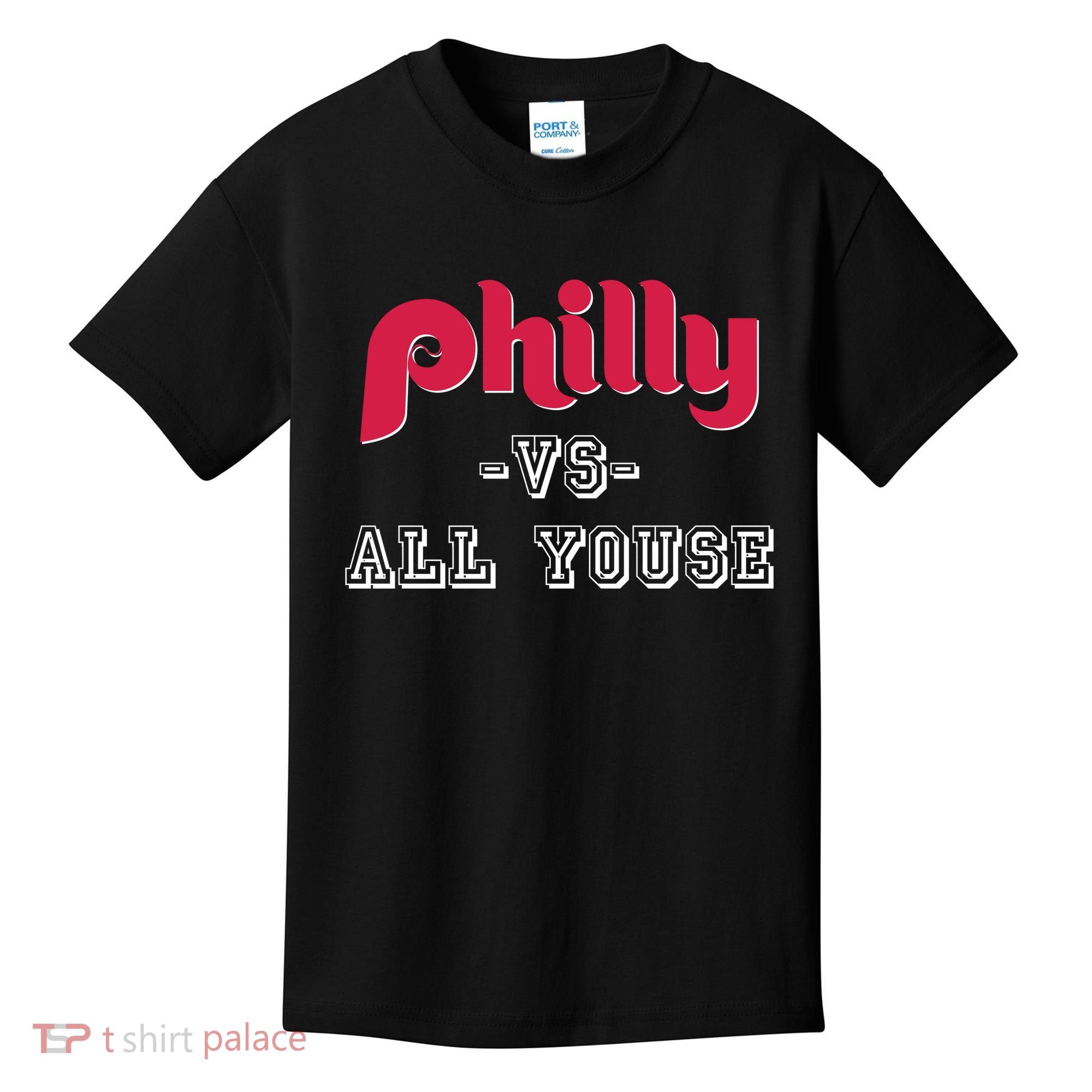 Philly Vs All Youse Funny Philadelphia Slang Kids T-Shirt