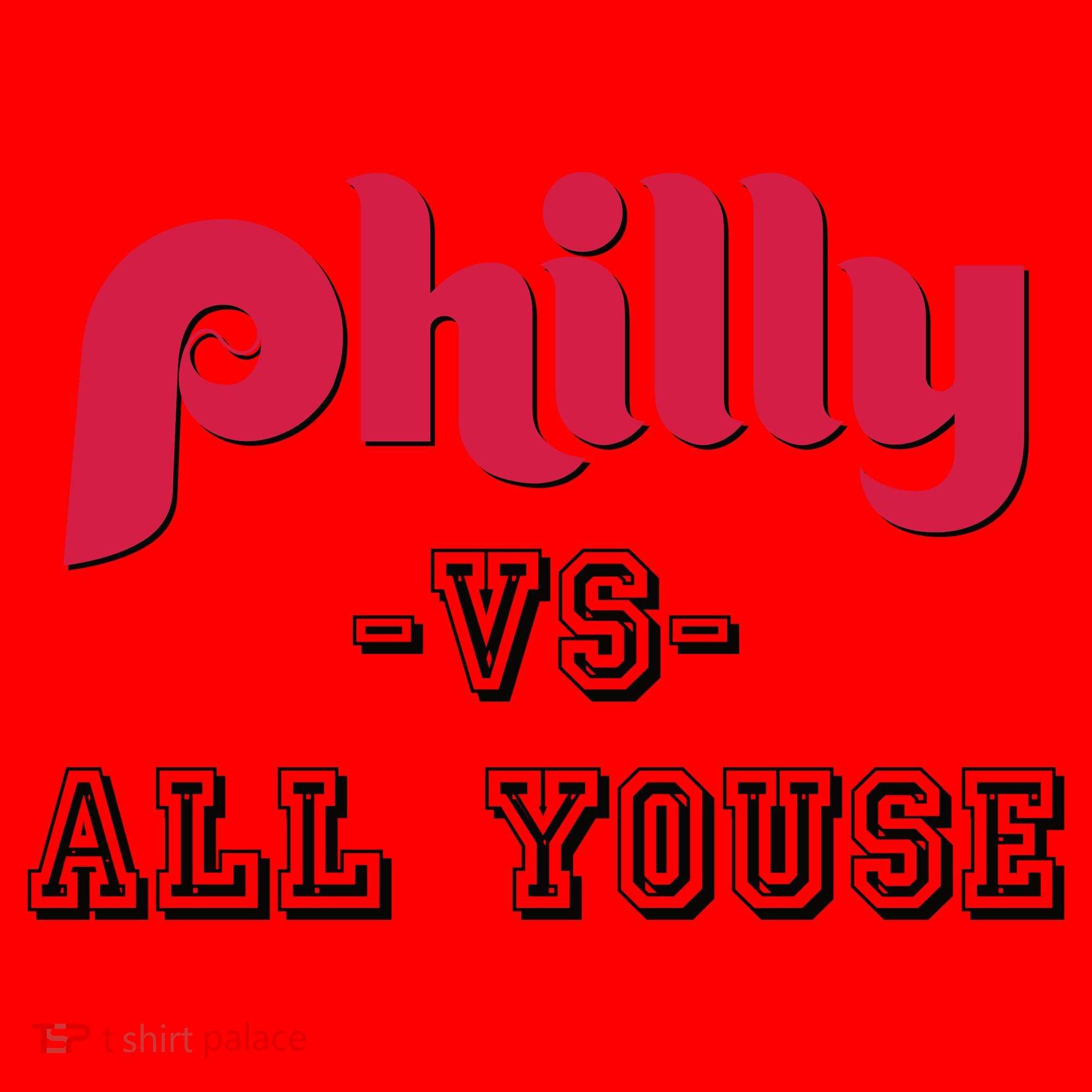 Philly Vs All Youse Funny Philadelphia Slang Santa Hat