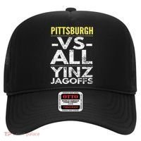Pittsburgh Vs All Yinz Jagoffs Distressed Hat thumb 0
