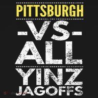 Pittsburgh Vs All Yinz Jagoffs Distressed Visor thumb 3