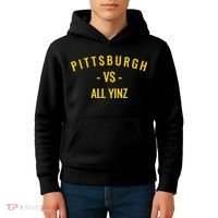 Pittsburgh V.S All Yinz Kids Hoodie thumb 4